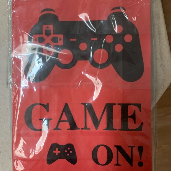 GAME ON Gamer Party Favor Bags 20ct multi colors package NEW - Picture 1 of 3